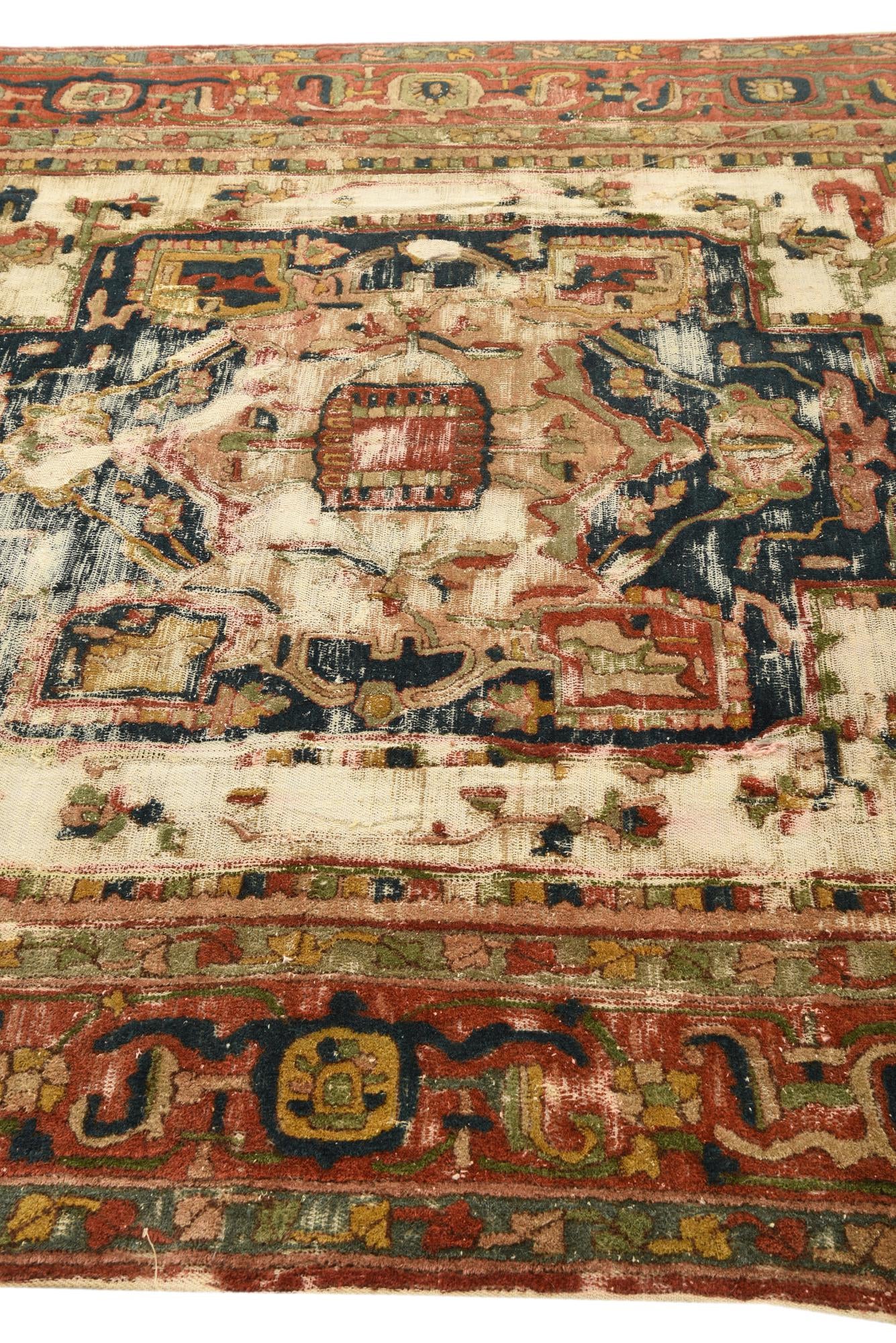 6' 7 x 9' 9 Hand Knotted Jaipur Agra Wool Rug