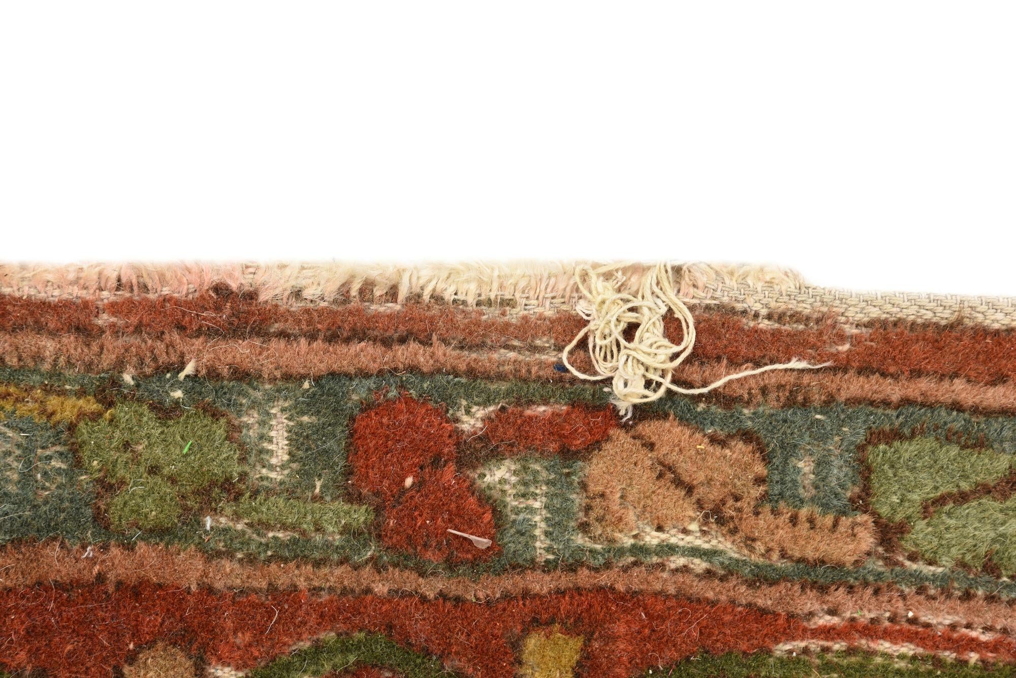 6' 7 x 9' 9 Hand Knotted Jaipur Agra Wool Rug