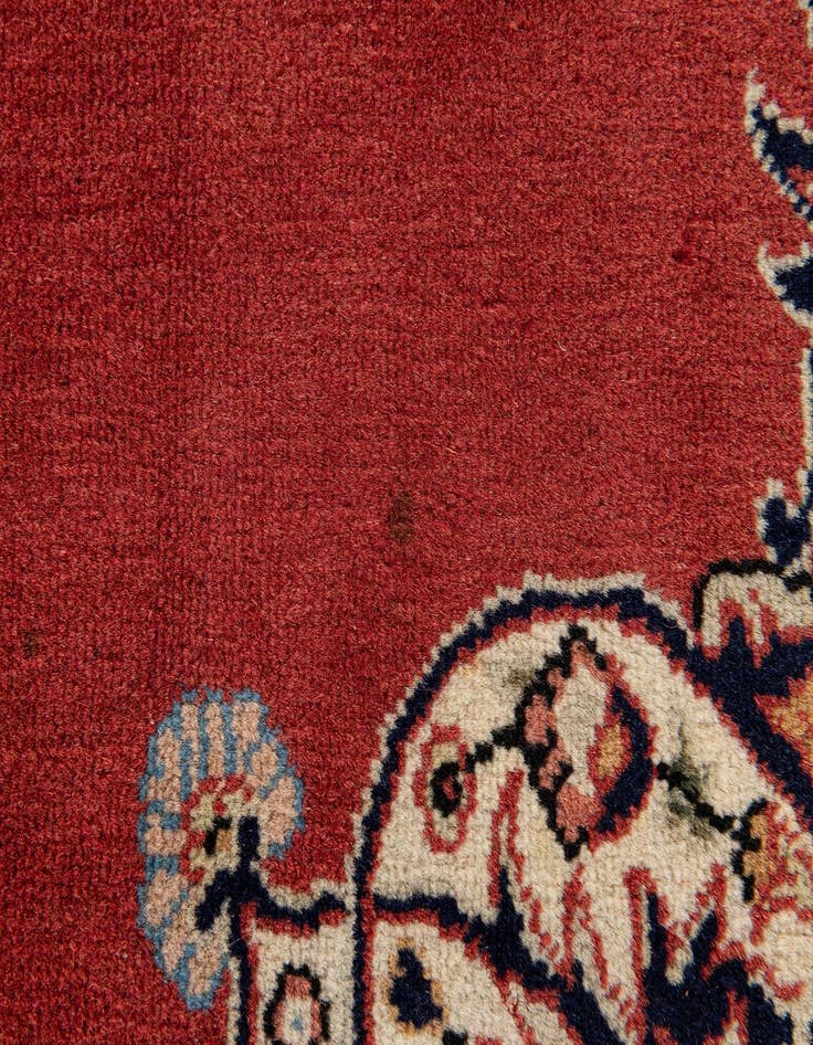 Detail image of 4' 6 x 6' 10  Hand Knotted Jaipur Agra Wool Rug
