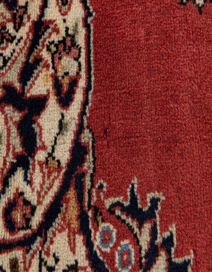 Detail image of 4' 6 x 6' 10  Hand Knotted Jaipur Agra Wool Rug