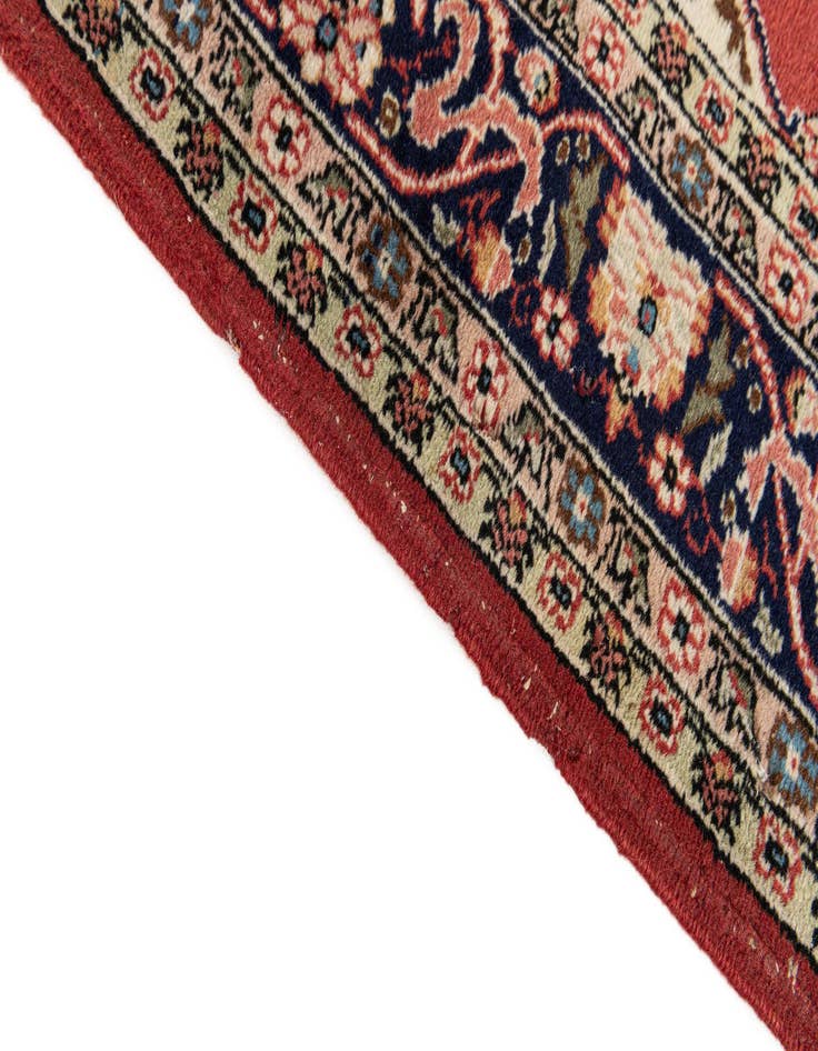 Detail image of 4' 6 x 6' 10  Hand Knotted Jaipur Agra Wool Rug