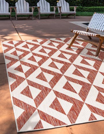 7' 10 x 10' Easy-Clean Jill Zarin Napa Indoor / Outdoor Rug