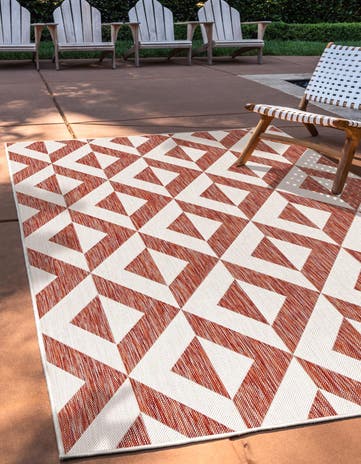 7' 10 x 10' Easy-Clean Jill Zarin Napa Indoor / Outdoor Rug