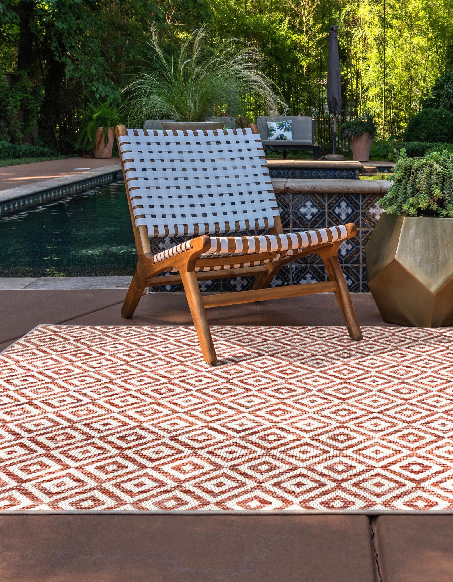2' x 3' Easy-Clean Jill Zarin Costa Rica Indoor / Outdoor Rug