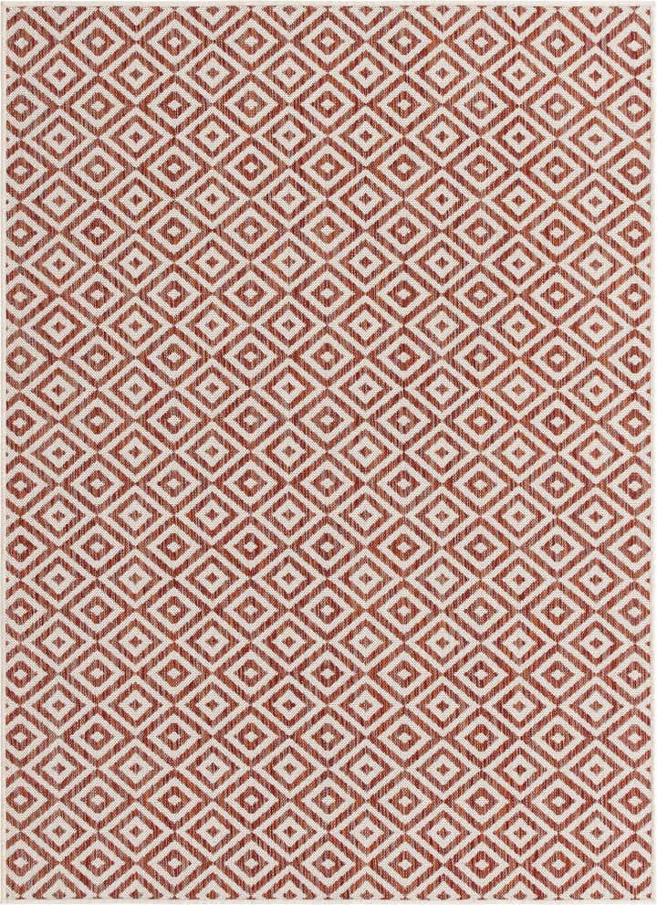 5' 3 x 8' Easy-Clean Jill Zarin Costa Rica Indoor / Outdoor Rug