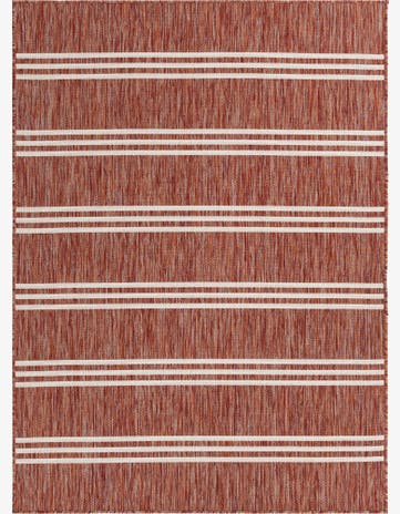 5' 3 x 8' Easy-Clean Jill Zarin Anguilla Indoor / Outdoor Rug