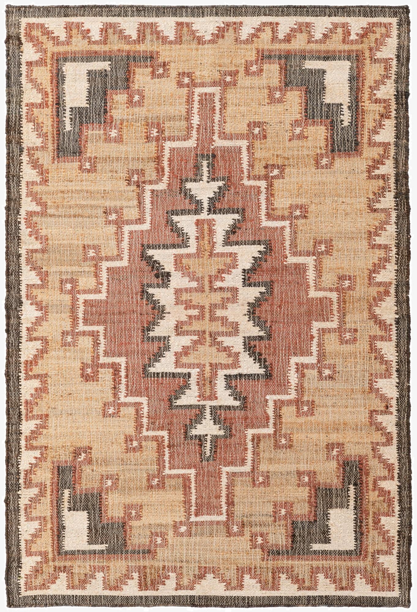 4' 3 x 6' 3  Hand Woven Kala Handwoven Jute Rug