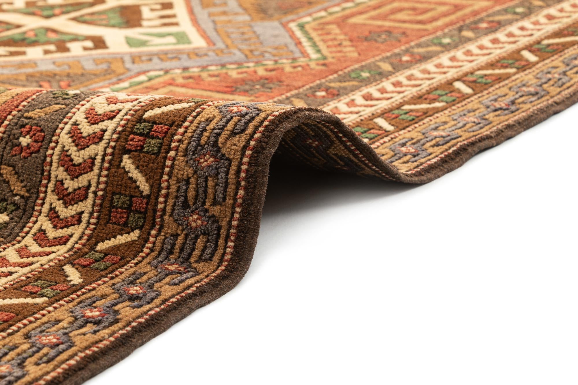 5' x 6' 4 Hand Knotted Kars Wool Rug