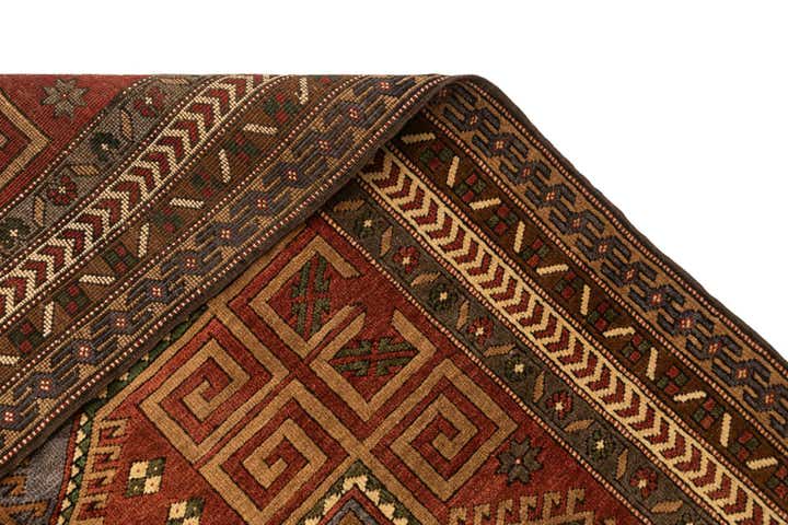5' x 6' 4 Hand Knotted Kars Wool Rug