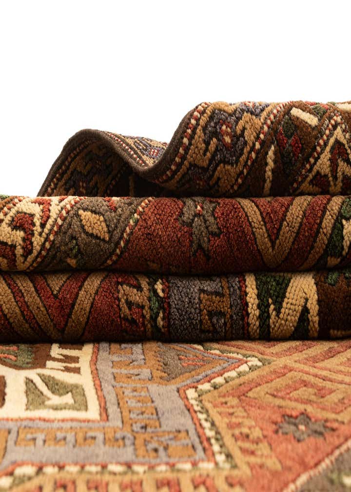 5' x 6' 4 Hand Knotted Kars Wool Rug