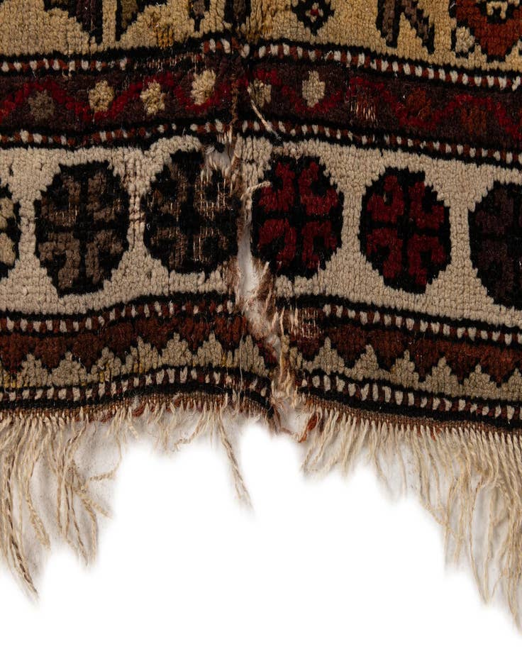 Detail image of 6' 9 x 10' 5  Hand Knotted Kars Wool Rug