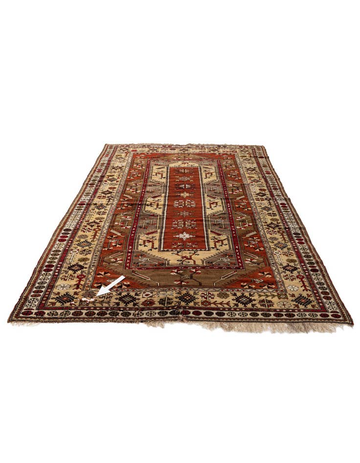 Detail image of 6' 9 x 10' 5  Hand Knotted Kars Wool Rug