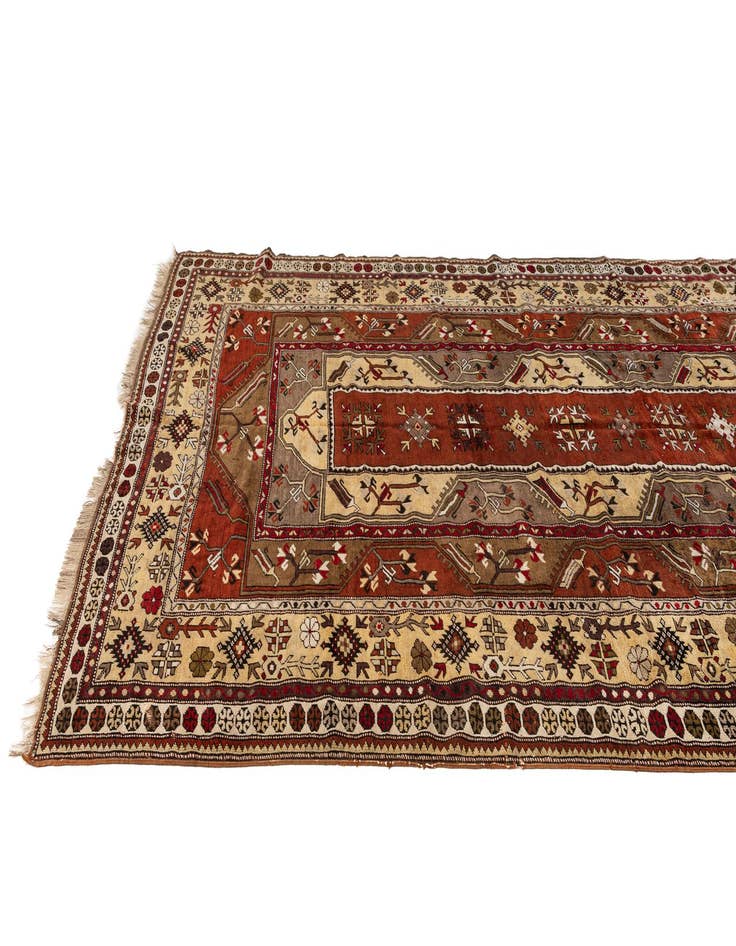 Detail image of 6' 9 x 10' 5  Hand Knotted Kars Wool Rug