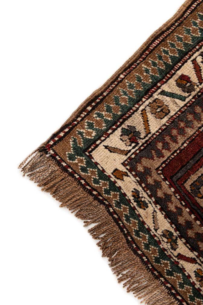 4' 4 x 6' 2 Hand Knotted Kars Wool Rug