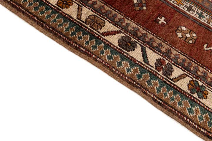 4' 4 x 6' 2 Hand Knotted Kars Wool Rug