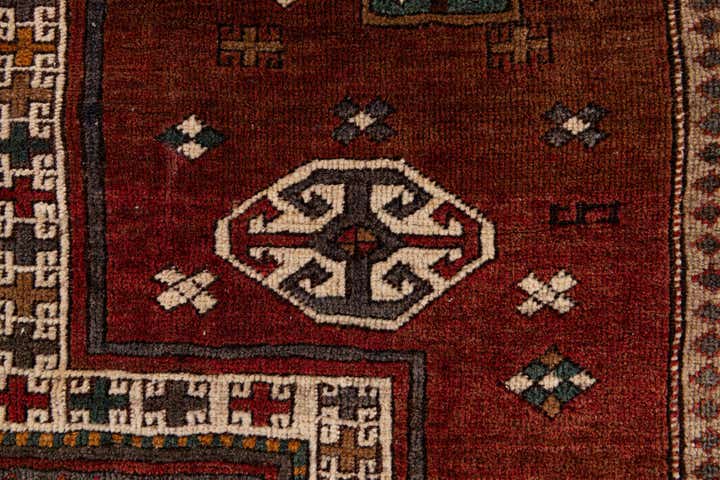 4' 4 x 6' 2 Hand Knotted Kars Wool Rug