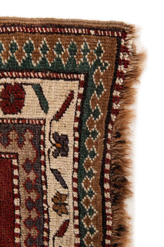 4' 4 x 6' 2 Hand Knotted Kars Wool Rug