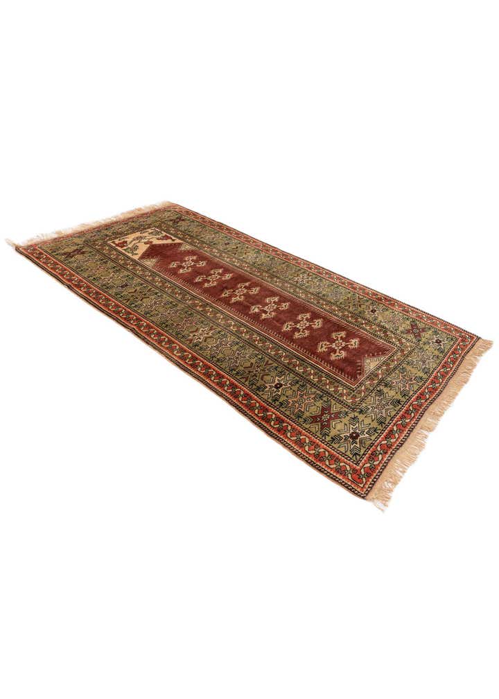 4' x 7' 4 Hand Knotted Kars Wool Rug