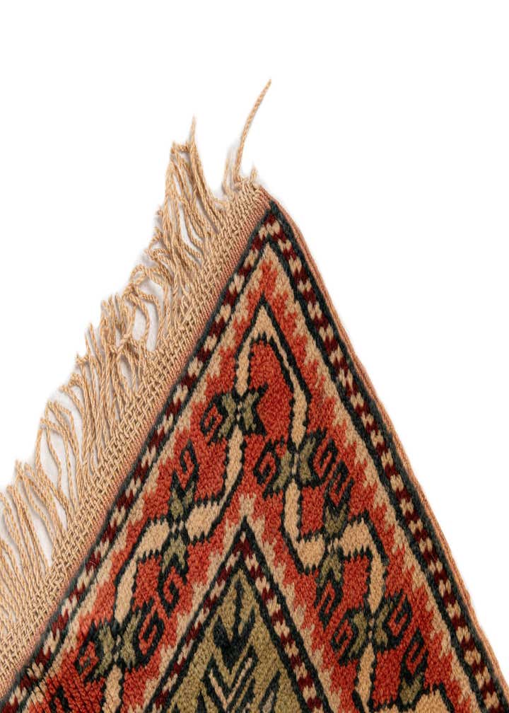 4' x 7' 4 Hand Knotted Kars Wool Rug