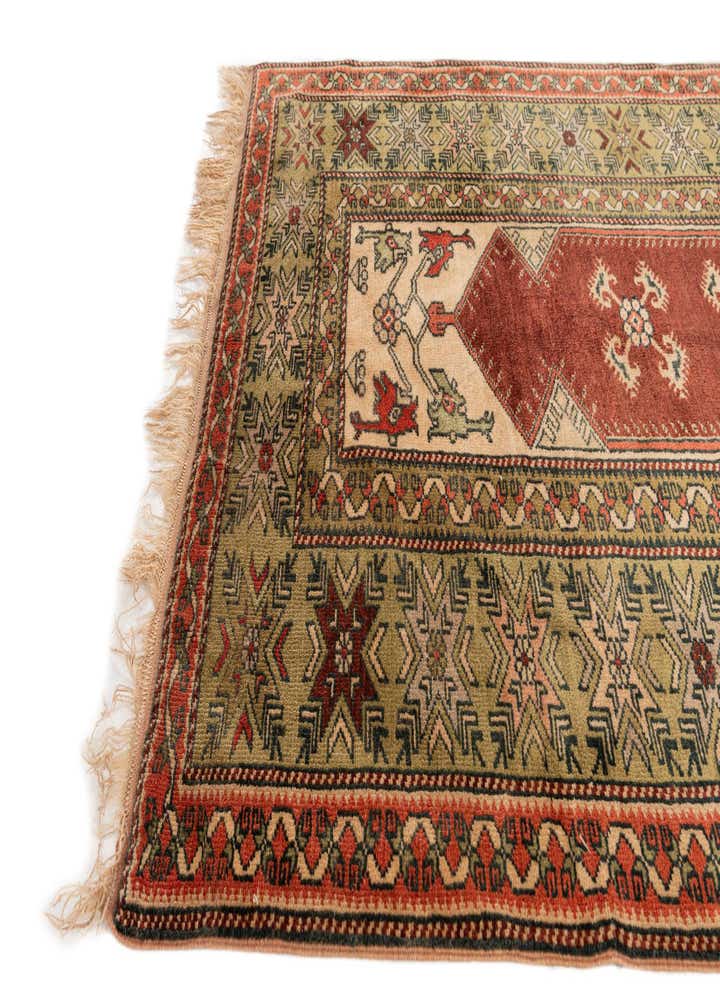 4' x 7' 4 Hand Knotted Kars Wool Rug