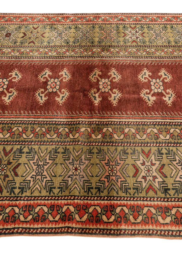 4' x 7' 4 Hand Knotted Kars Wool Rug