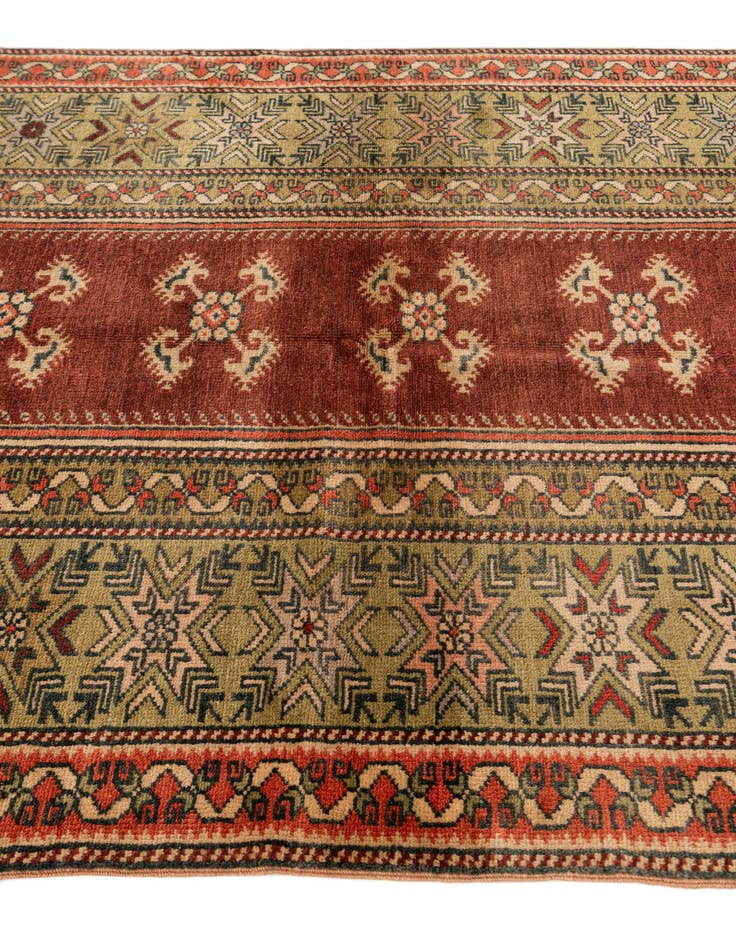 Detail image of 4' x 7' 4 Hand Knotted Kars Wool Rug