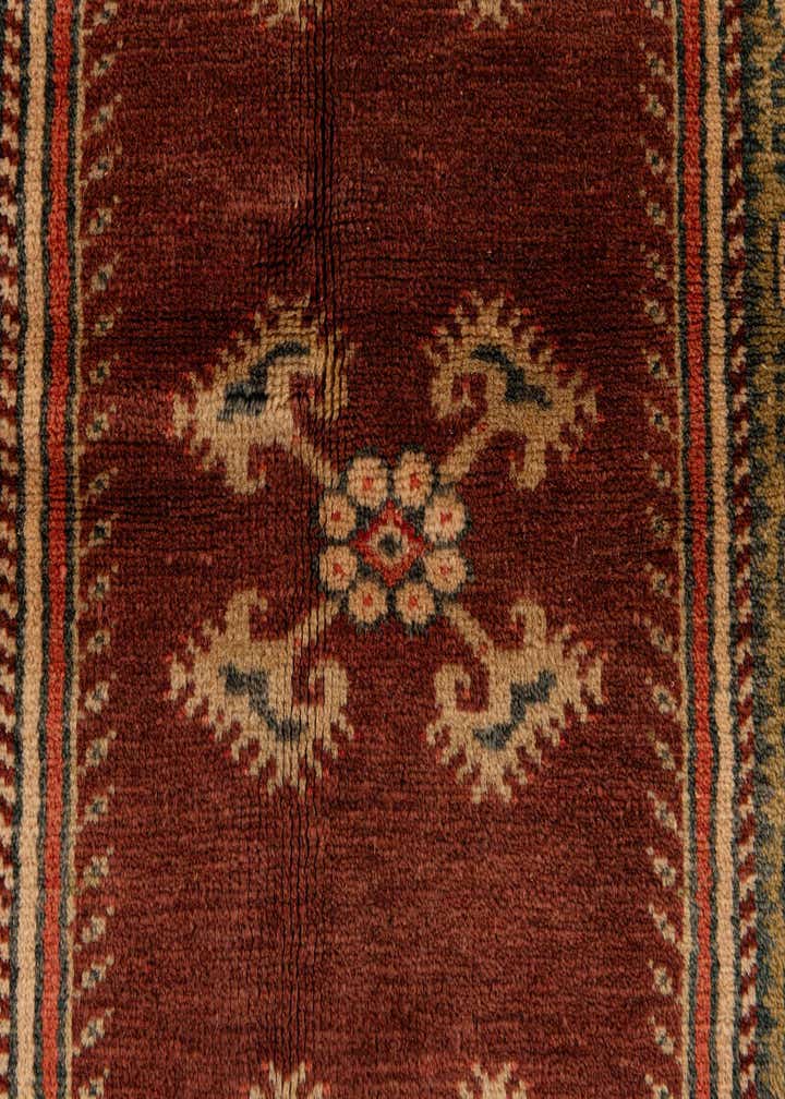 4' x 7' 4 Hand Knotted Kars Wool Rug
