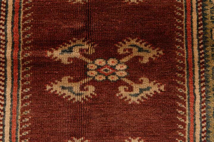 4' x 7' 4 Hand Knotted Kars Wool Rug