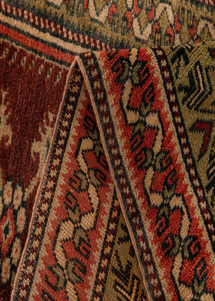 4' x 7' 4 Hand Knotted Kars Wool Rug