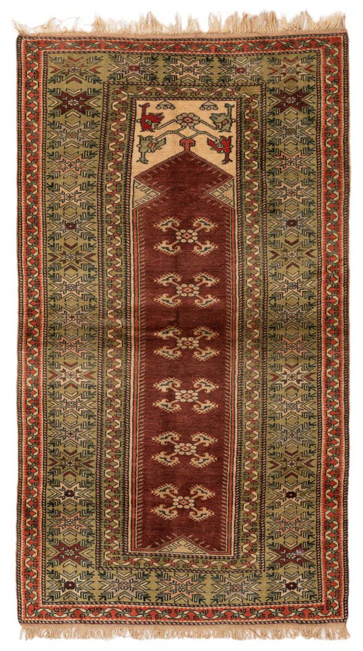 Detail image of 4' x 7' 4 Hand Knotted Kars Wool Rug