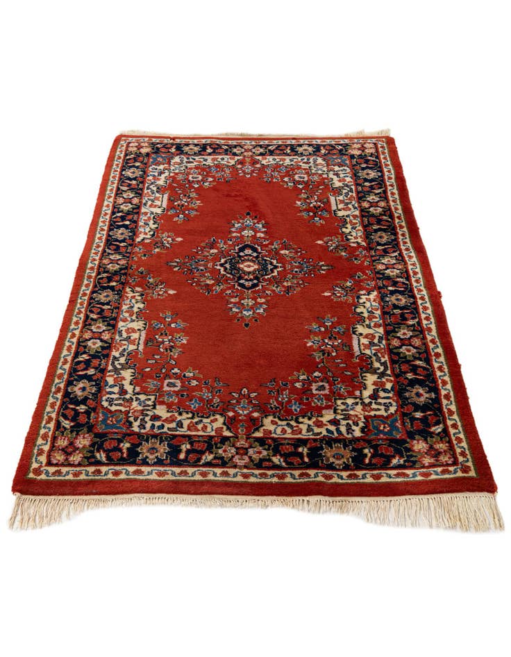 Detail image of 3' x 5' 4 Hand Knotted Kashan Oriental Wool Rug