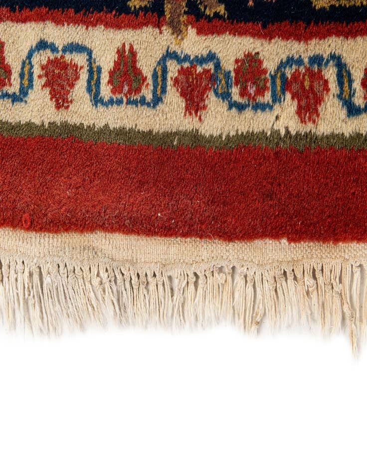 Detail image of 3' x 5' 4 Hand Knotted Kashan Oriental Wool Rug