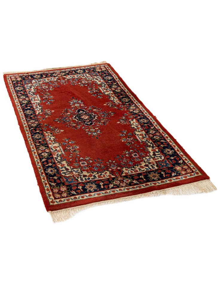 Detail image of 3' x 5' 4 Hand Knotted Kashan Oriental Wool Rug