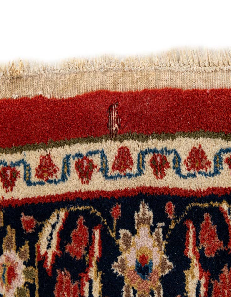 Detail image of 3' x 5' 4 Hand Knotted Kashan Oriental Wool Rug