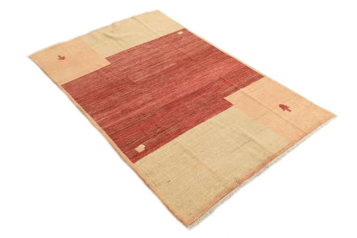 3' 9 x 5' 9 Hand Knotted Kashkuli Gabbeh Wool Rug