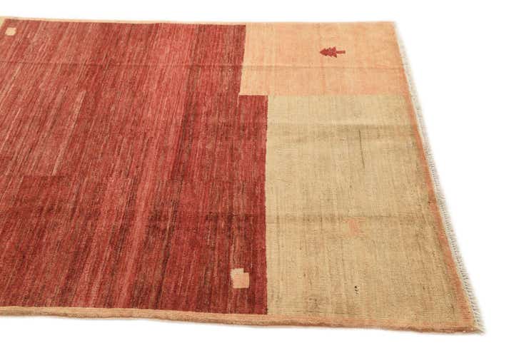 3' 9 x 5' 9 Hand Knotted Kashkuli Gabbeh Wool Rug