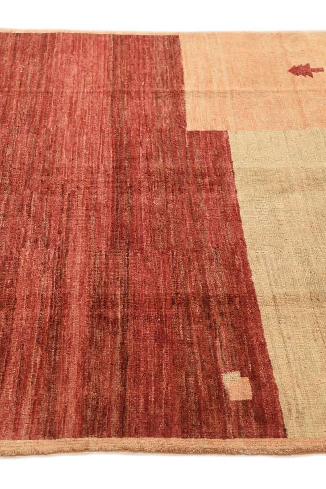 3' 9 x 5' 9 Hand Knotted Kashkuli Gabbeh Wool Rug