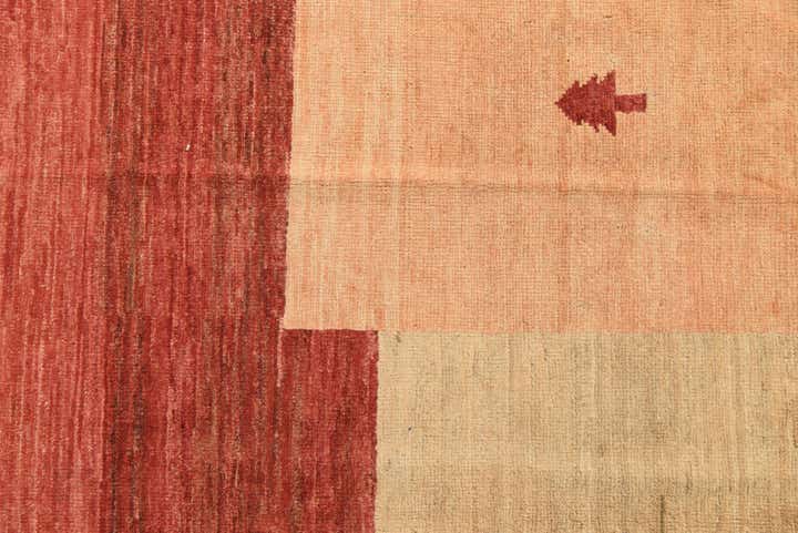 3' 9 x 5' 9 Hand Knotted Kashkuli Gabbeh Wool Rug