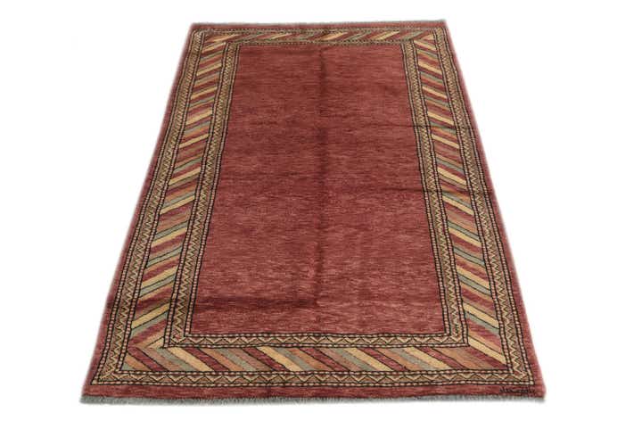 3' 2 x 5' 2 Hand Knotted Kashkuli Gabbeh Oriental Wool Rug