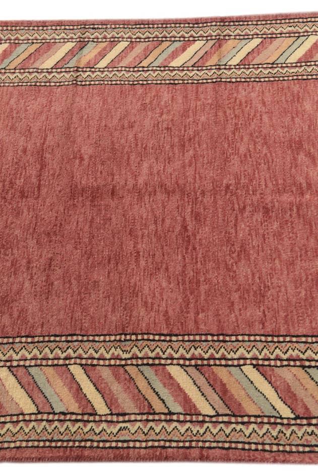 Detail image of 3' 2 x 5' 2 Hand Knotted Kashkuli Gabbeh Oriental Wool Rug