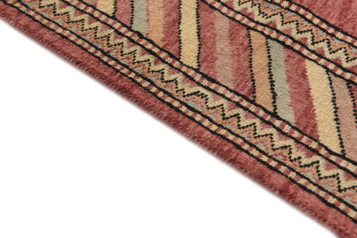 3' 2 x 5' 2 Hand Knotted Kashkuli Gabbeh Oriental Wool Rug