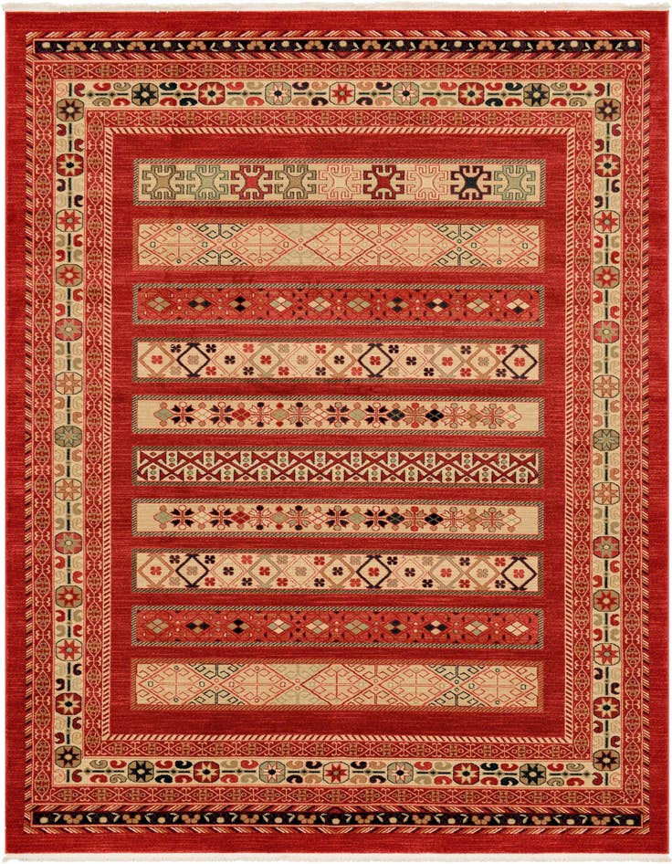 Detail image of 8' x 11' Kashkuli Gabbeh Rug