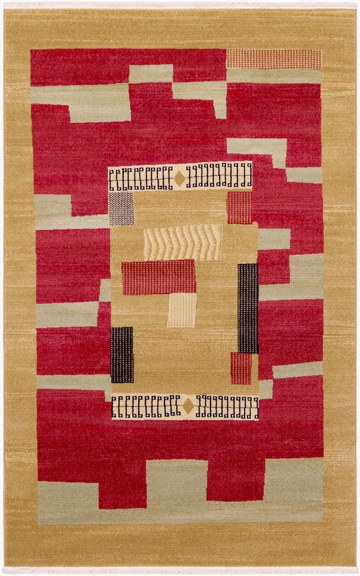 Primary image 5' x 8' Kashkuli Gabbeh Rug