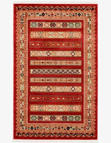 Rust Red Kashkuli Gabbeh Rug