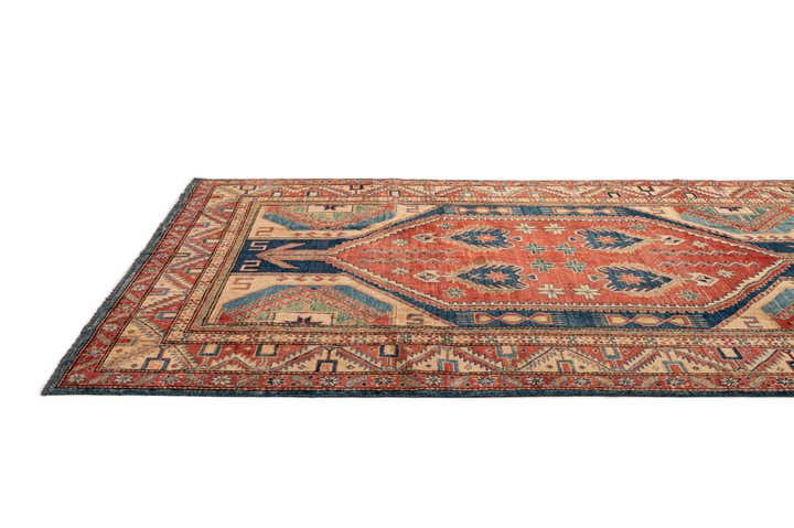 5' 8 x 8' 3 Hand Knotted Kazak Oriental Wool Rug