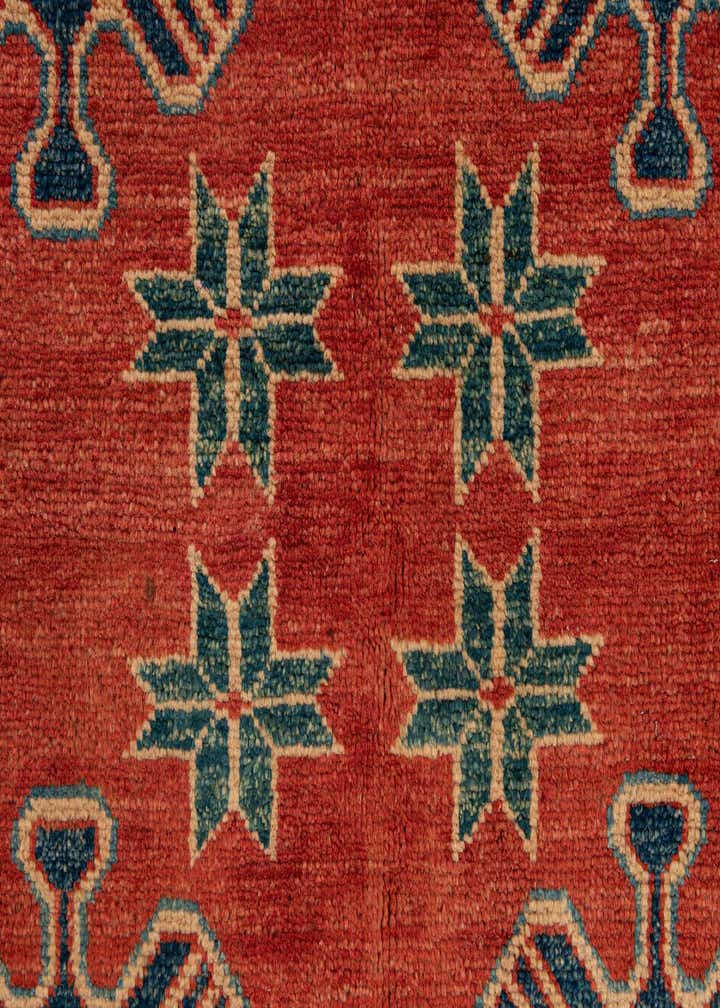 5' 8 x 8' 3 Hand Knotted Kazak Oriental Wool Rug