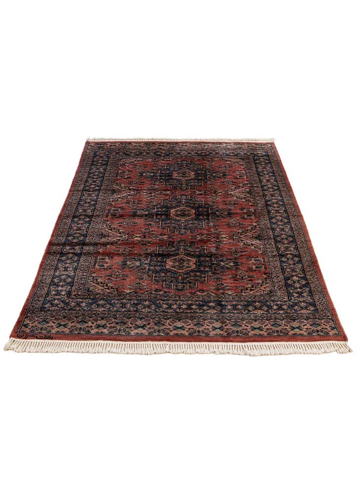 4' 2 x 6' 1 Hand Knotted Kazak Oriental Wool Rug