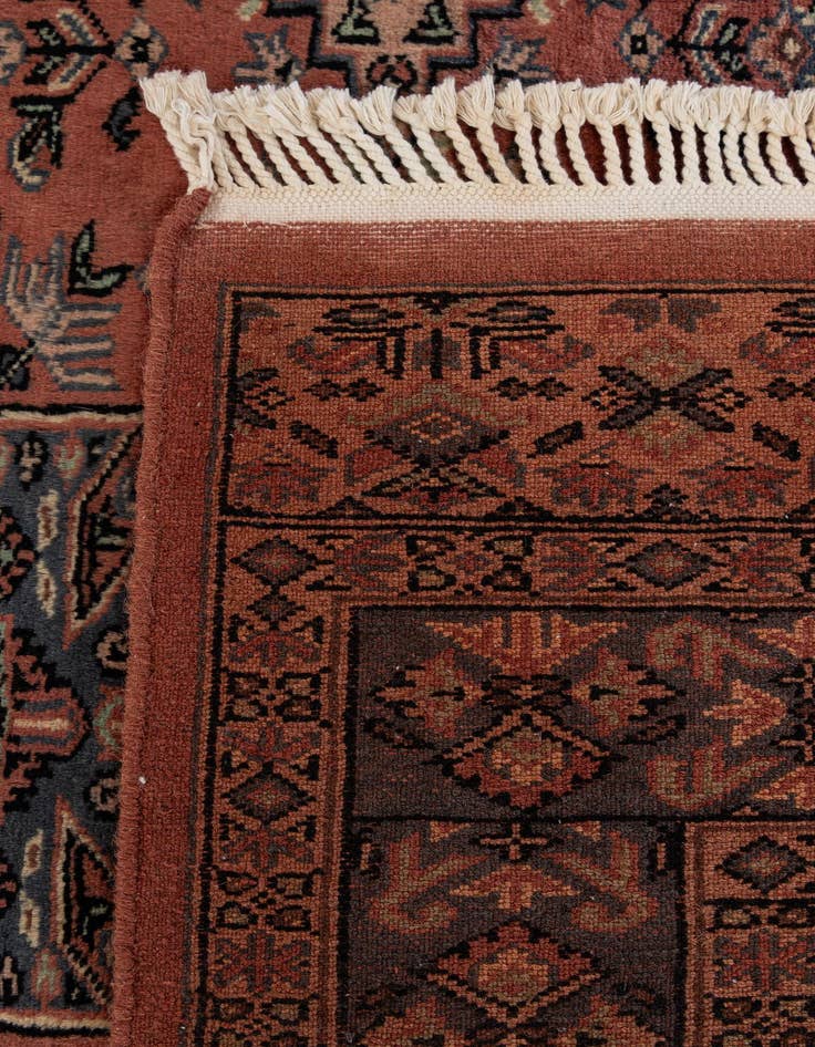 Detail image of 4' 2 x 6' 1  Hand Knotted Kazak Oriental Wool Rug