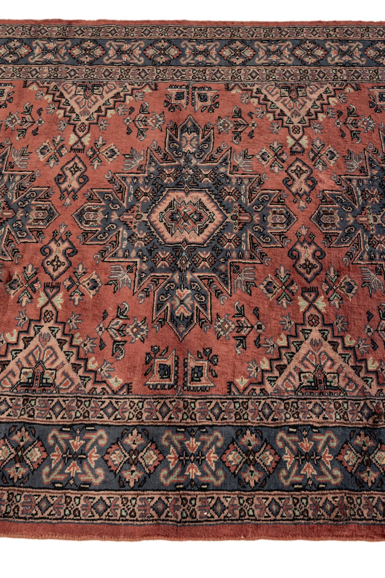 4' 2 x 6' 1 Hand Knotted Kazak Oriental Wool Rug