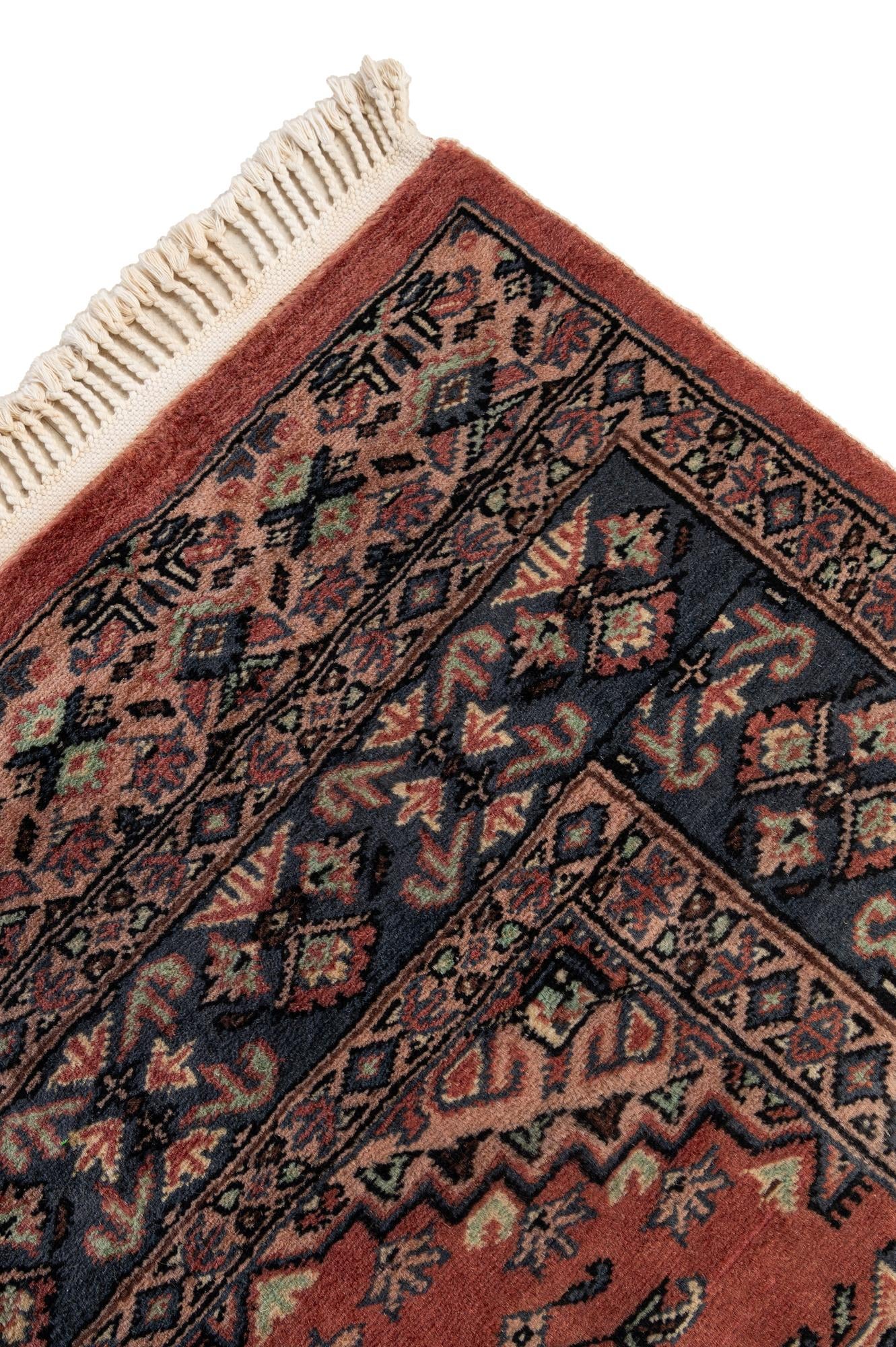 4' 2 x 6' 1 Hand Knotted Kazak Oriental Wool Rug